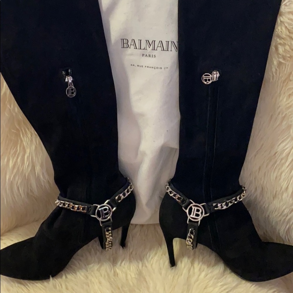Balmain Onelya Over the Knee Boot